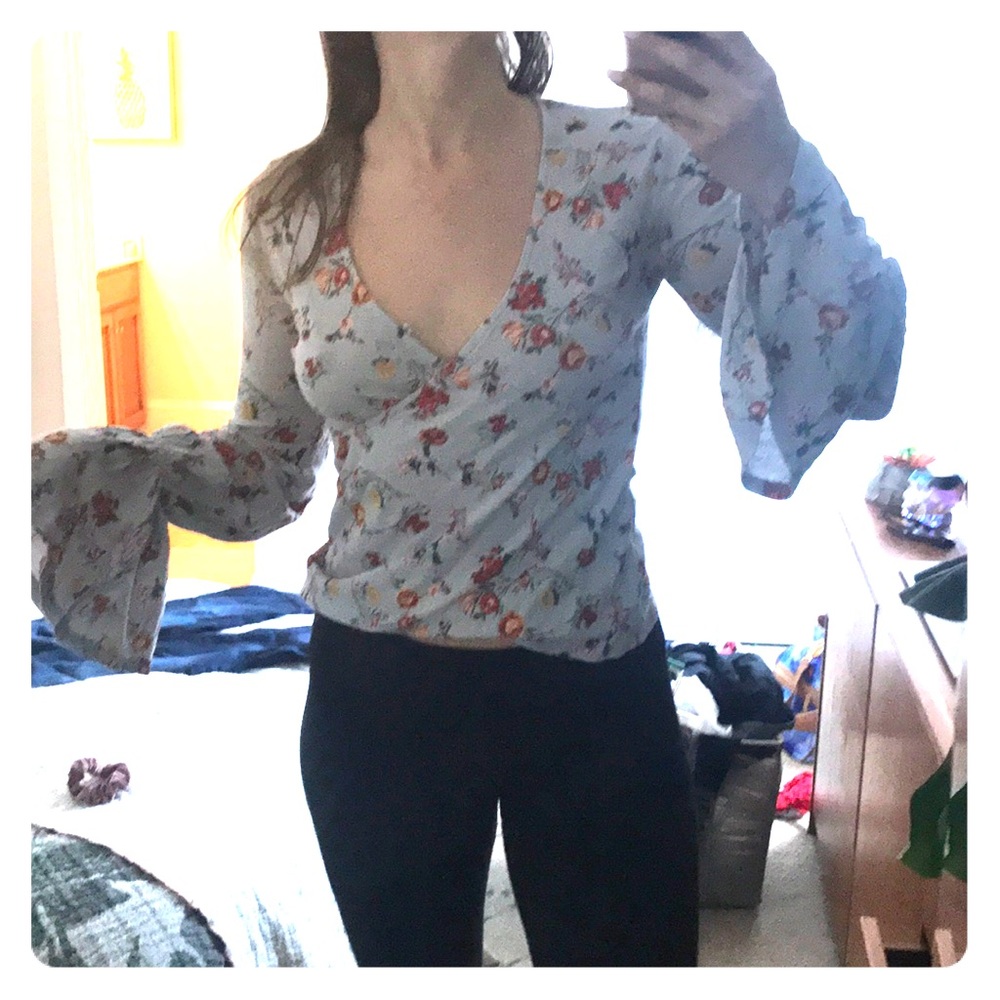 Lucky Brand floral top 🍀 💐
